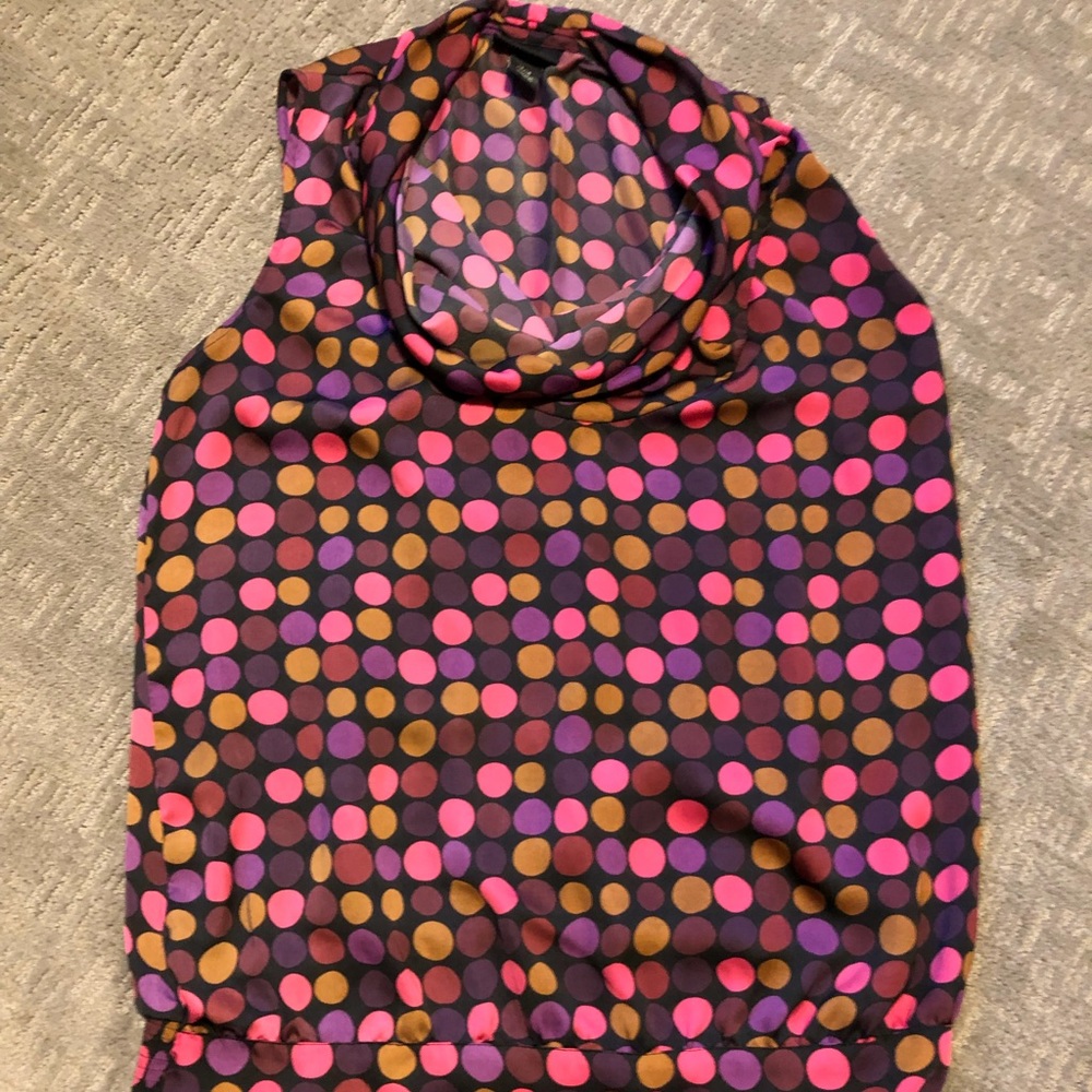 Silky sleeveless blouse